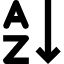 Sort alphabetically