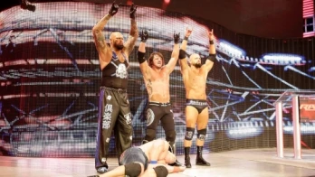 Seth Rollins and The Club standing tall.