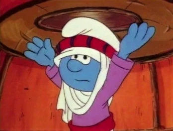 The Clumsy Genie/Scary Smurfs