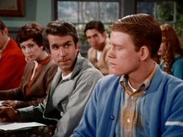 Fonzie Drops In