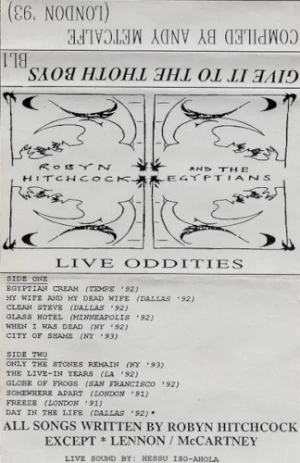 Give It to The Thoth Boys – Live Oddities