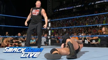 Brock Lesnar invaded SmackDown Live