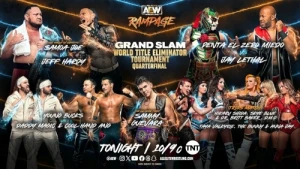 AEW All Out 2023 Fallout/Grand Slam World Title Eliminator Tournament Quarterfinals