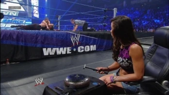 Big Red Monster triumphed, as AJ "hammered" the competition.