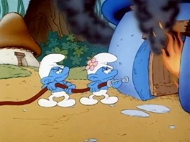 The Smurf Fire Brigade/The Winged Wizard