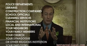 Saul Says: "Sue 'Em Now"