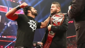 Seth Rollins crashed Kevin Owens' WWE Universal Championship coronation