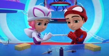 Freeze! It's Team Spidey/A Sticky Situation