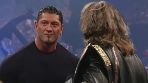 Batista and Edge engage in a war of words on "The Cutting Edge"