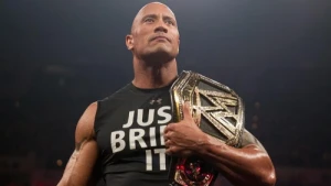 The Rock unveils a new WWE Championship