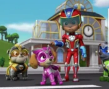 Mighty Pups, Charged Up: Pups Stop a Big Bad Bot/Mighty Pups, Charged Up: Pups vs. the Dome