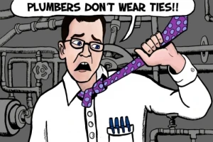 Plumbers Don't Wear Ties!