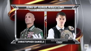 The Rematch! Cody Defends Against Daniels, 2 Out of 3 Falls!