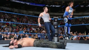 Ambrose survives Corbin's onslaught and AJ's antics