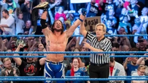 Styles wins WWE Title in Phenomenal fashion in Manchester