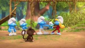 The Battle of the Sitters/Let's Smurf to Mars