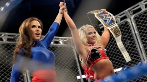 Steel Cage SmackDown Women's Title Match