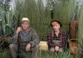 Lucy Goes Duck Hunting