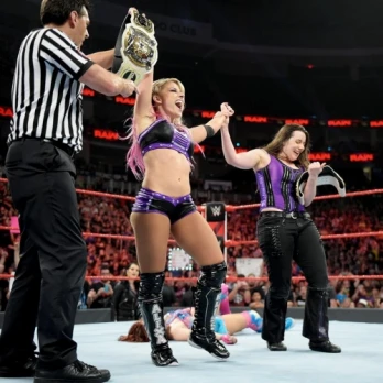 Countdown to WWE SummerSlam 2019/Alexa Bliss and Nikki Cross Win Gold