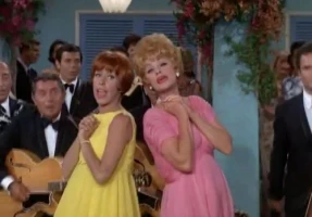 Lucy and Carol in Palm Springs