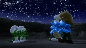 We Smurfed on the Moon