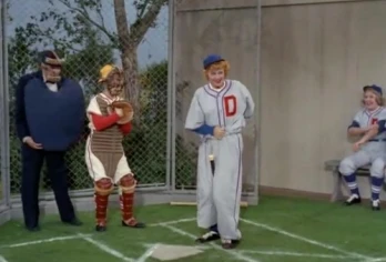 Lucy and Viv Play Softball