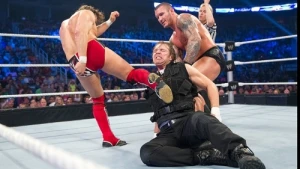 Bryan, Orton & Kane handing The Shield their first-ever loss