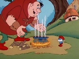 Soup a La Smurf