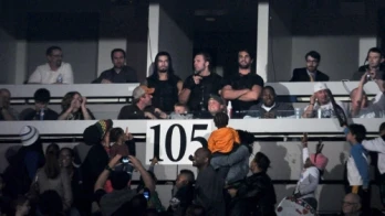 "Miz TV" with special guests Team Hell No got interrupted by The Shield