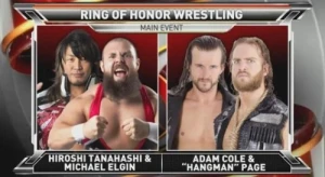 Bullet Club vs Tanahashi and Elgin