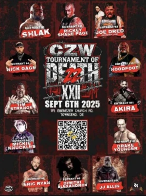 DVD Cover (Combat Zone Wrestling)