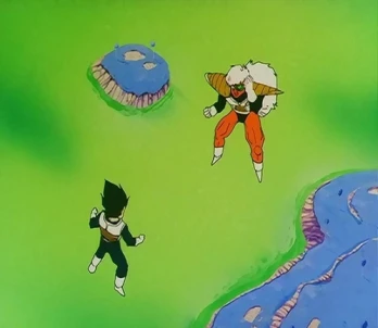 Yatsu wa ora ja ne~e! Gohan bibiru na chichi o ute!!