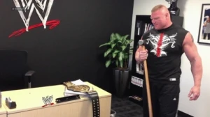 Lesnar invades WWE headquarters