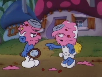 The Masked Pie Smurfer/Sassette