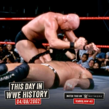 Stone Cold Stuns Scott Hall