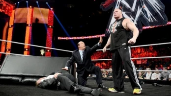 Brock Lesnar crashed 'Miz TV'