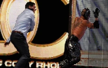Cody Rhodes ripped Mysterio's mask off