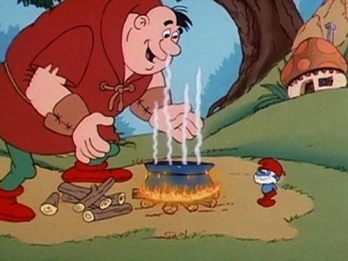 Soup a La Smurf
