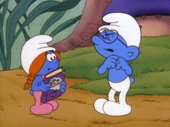Bookworm Smurf/Farmer's Genii